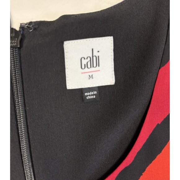 Cabi Fete A-Line Dress Womens Size M Striped Flowy Festive Girly Twee Whimsical - Picture 9 of 12